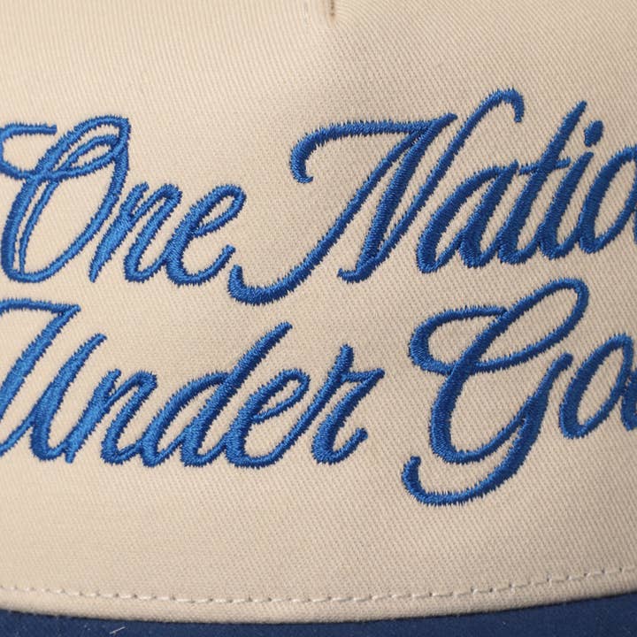 Fashion City - Wholesale Truckerpet - Uniseks - One Nation Under God Two-Tone Truckerpet25