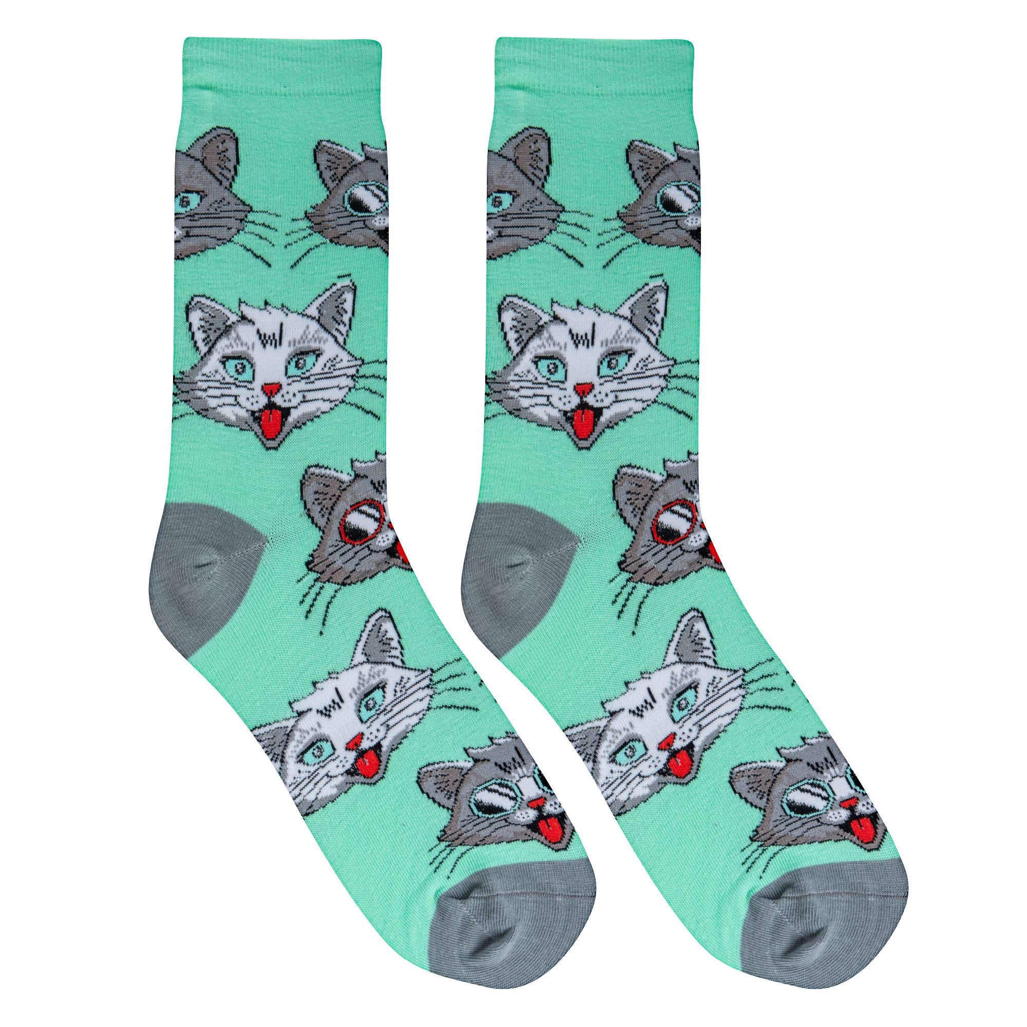 Crazy Socks - Wholesale Socks - Women's - Crazy Socks - Womens Crew - Cool Cats5