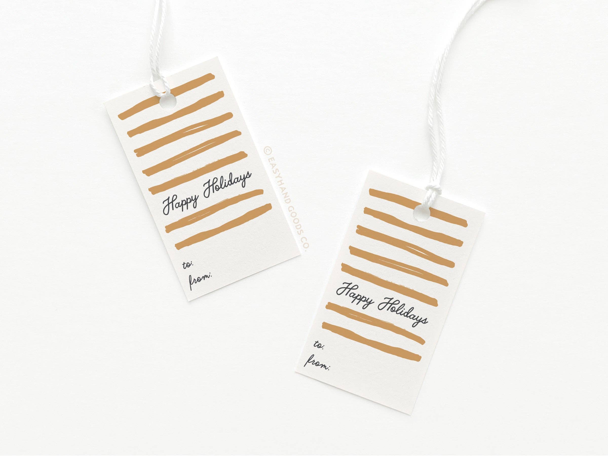 Easyhand Goods – formerly Onderkast – Cartão de presente por atacado – Etiquetas de Presente com Arabescos de Boas Festas1