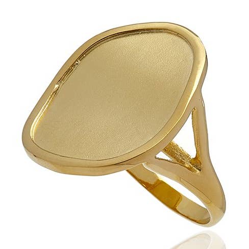 Bague Foil Matte pour la vente par Georgina Jewelry