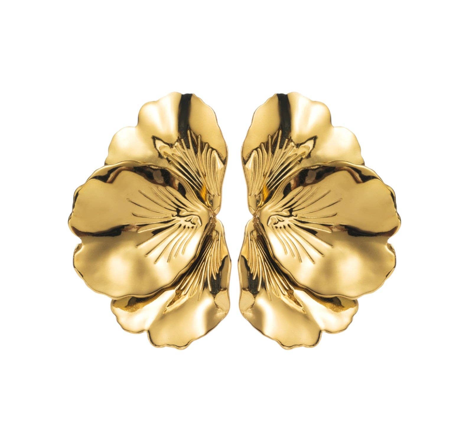 TOURMALYN - Wholesale Dangle Earrings - “MAJESTEUSE” gold stainless steel earrings9