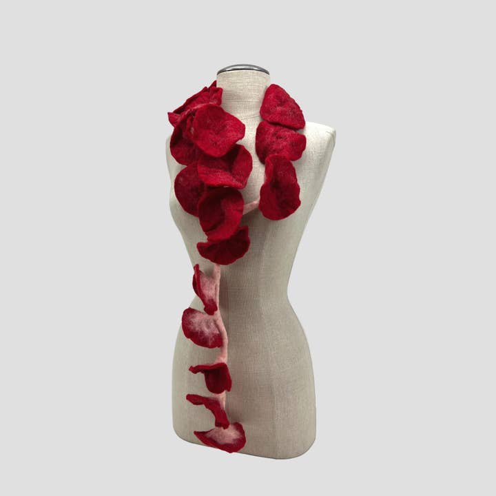 Feltiful - Wholesale Scarf - Women's - 20 Flowers Scarf, Flowers Garland or Wall Hanging10