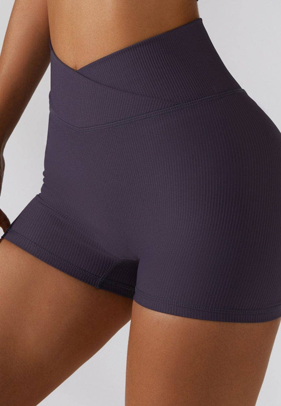 Active by Anna-Kaci - Vendita all'ingrosso Pantaloncini sportivi - Donna - Pantaloncini da allenamento a vita alta16