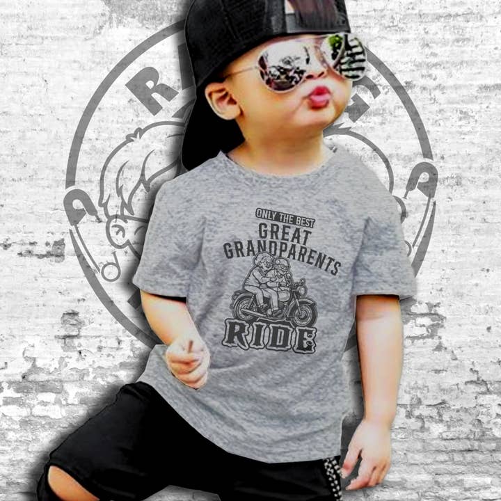 Kun de bedste oldeforældre rider Toddler Tee for engroshandel hos Raging Rascals