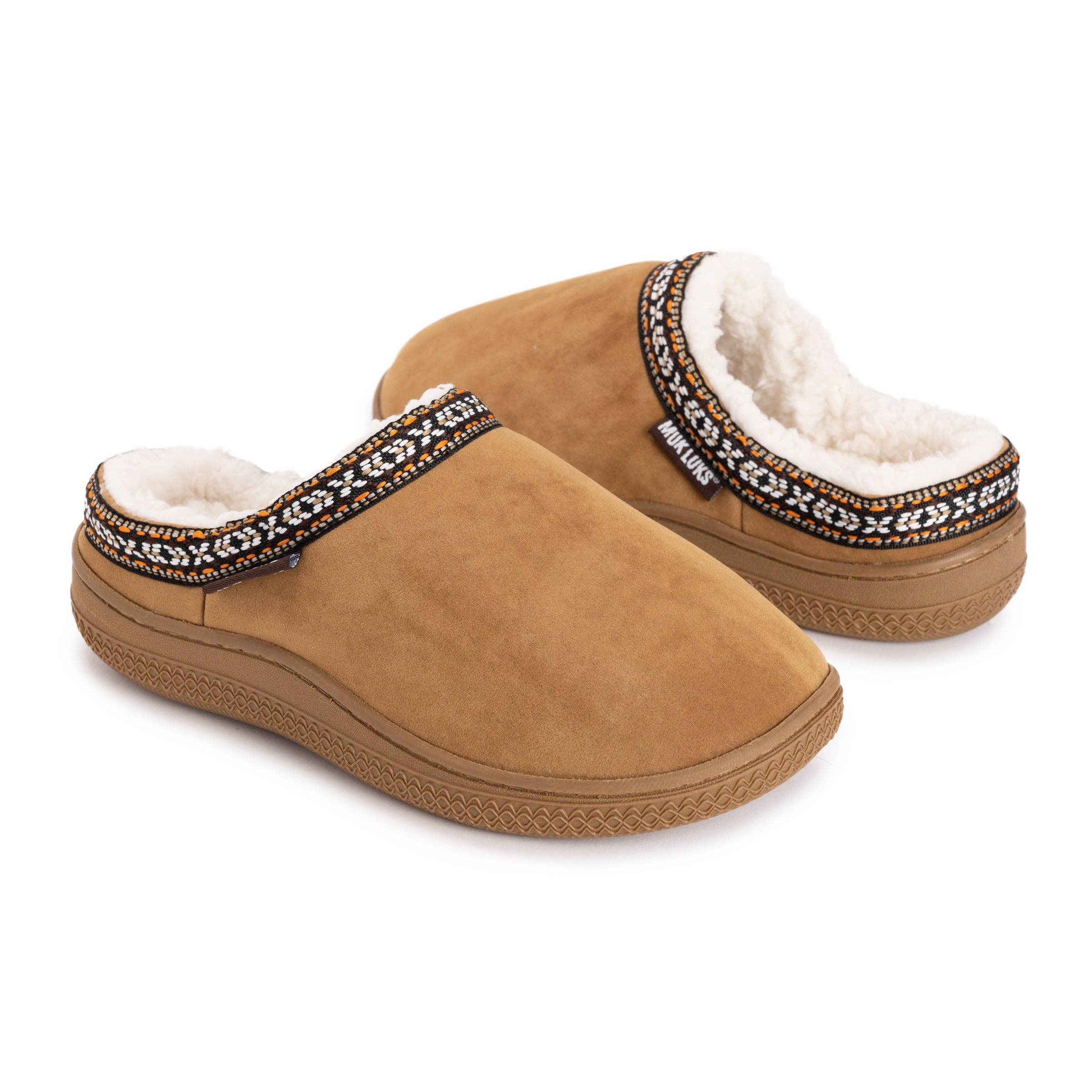 Muk Luks - Wholesale Slippers - Women's - Women's Faux Suede Clog Slipper5