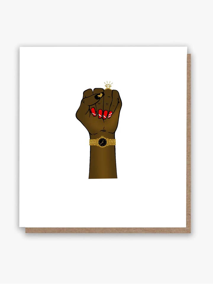 She is Black Power Card ✊🏾 for wholesale by All Shades