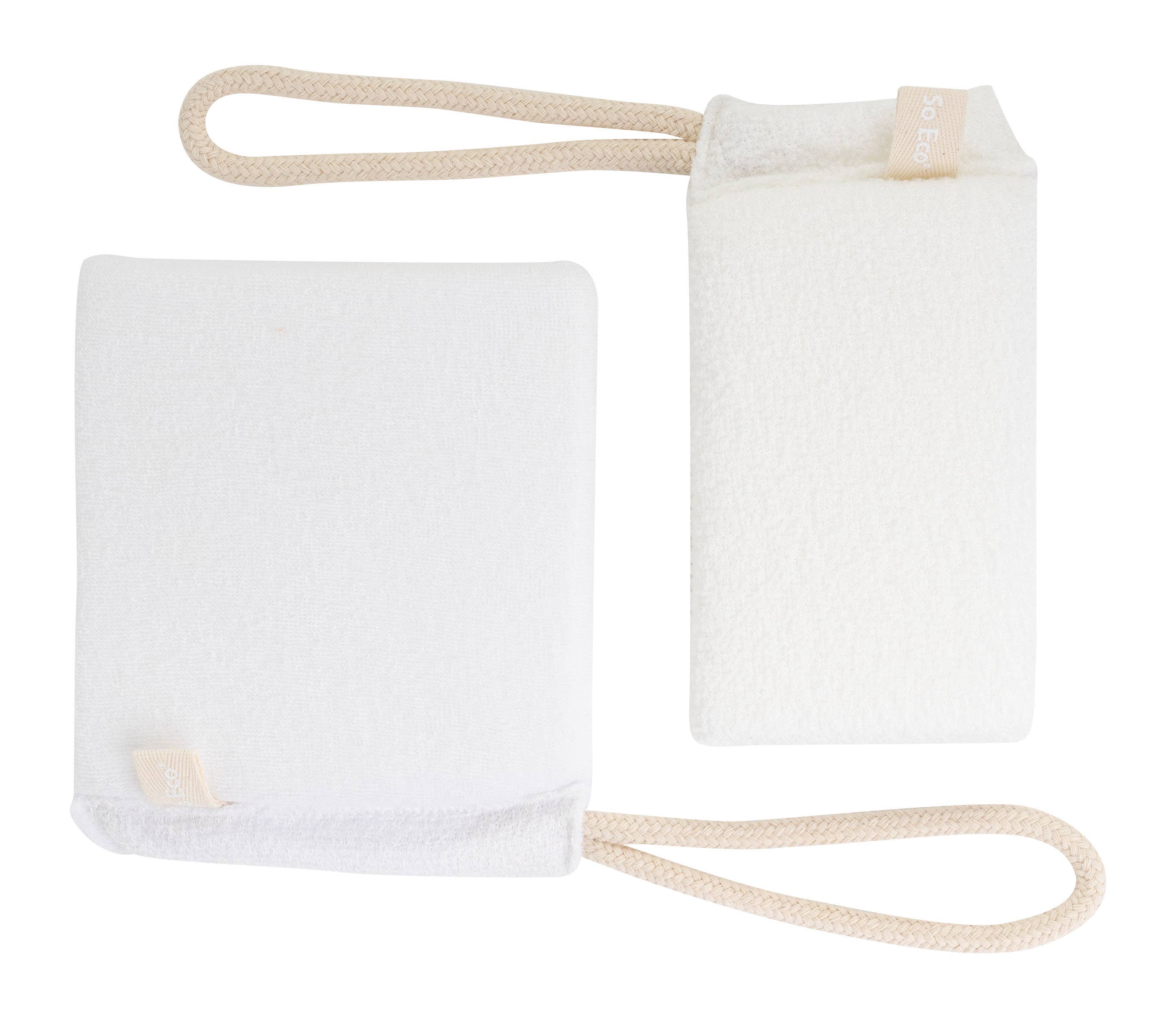 Soinvogue – Puff/esponja de banho por atacado – Esponjas de banho esfoliantes So Eco - 2 unidades1