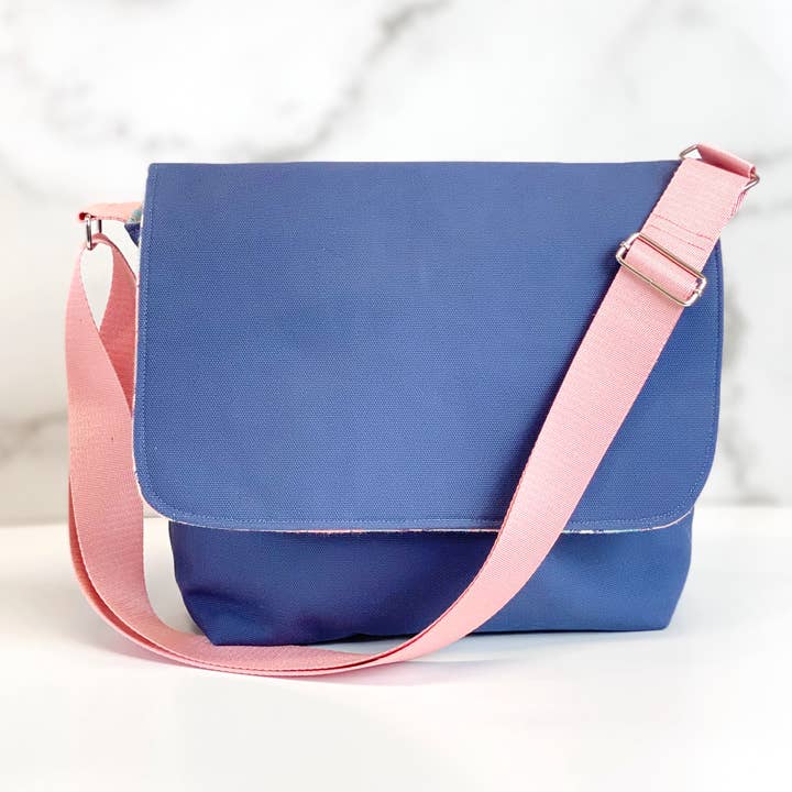 Crosscut Sewing Co. - Wholesale DIY Craft Kit - Messenger Bag Sewing Kit - DIY Beginner Sewing Project Kit Kids and Adults65