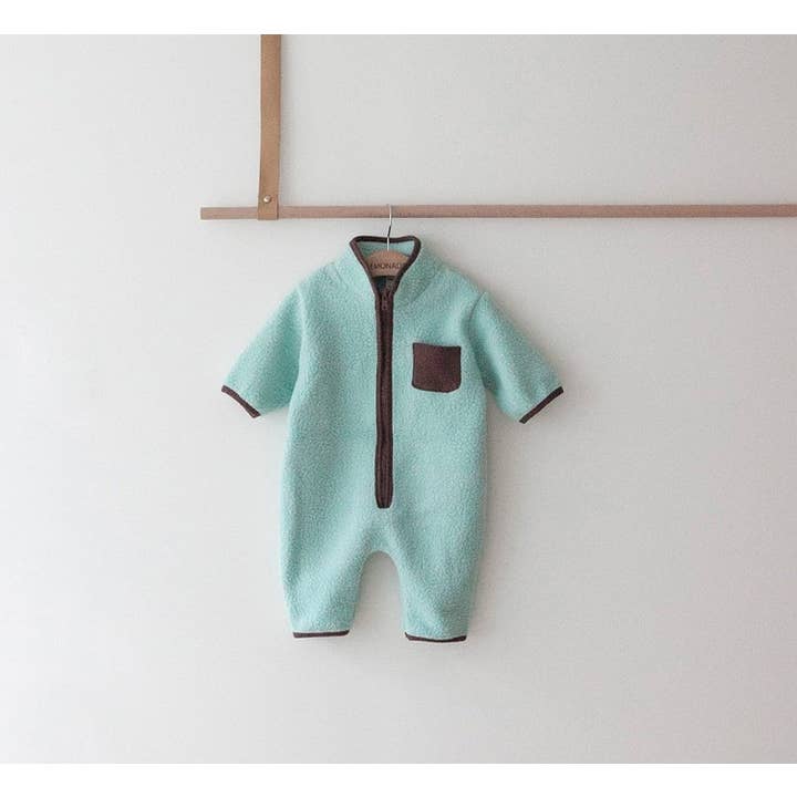 peekaboo - Wholesale Jumpsuit - Baby - Baby Sherpa Jumpsuit Soft Fleece Lined Baby Fleece Suit Soft