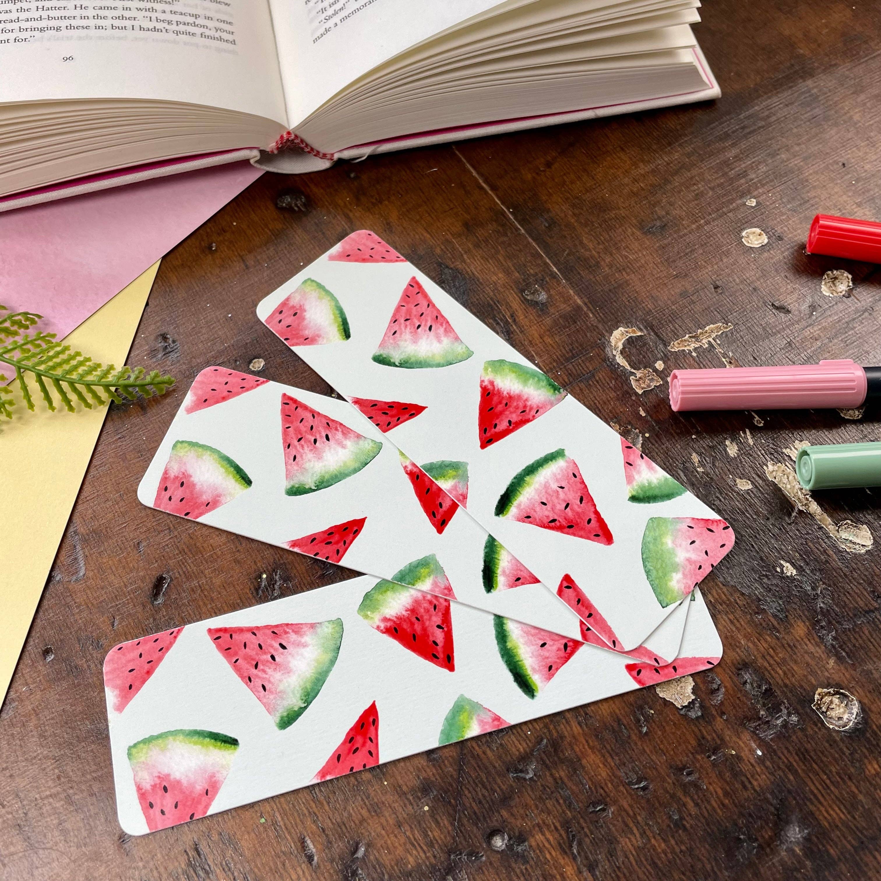 The Unrefined Crafter - Wholesale Bookmark - Watermelon Bookmark3