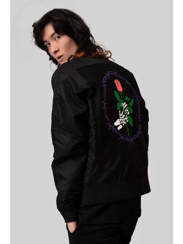 Long Clothing – Großhandel Jacke – Damen – Patchjacke Hopeless Romantic MA12