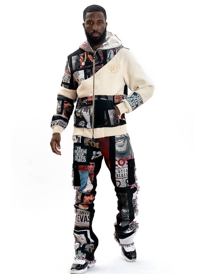 WEISS F5708 Narco Tapestry Hoodie, Weiß für den Großhandel auf Faire2