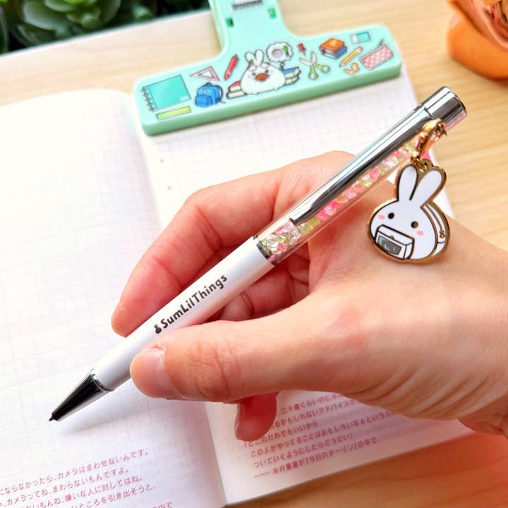 Stardust Writing Pen - Lil' Backpack (0.5mm Black Gel Ink) for wholesale by SumLilThings