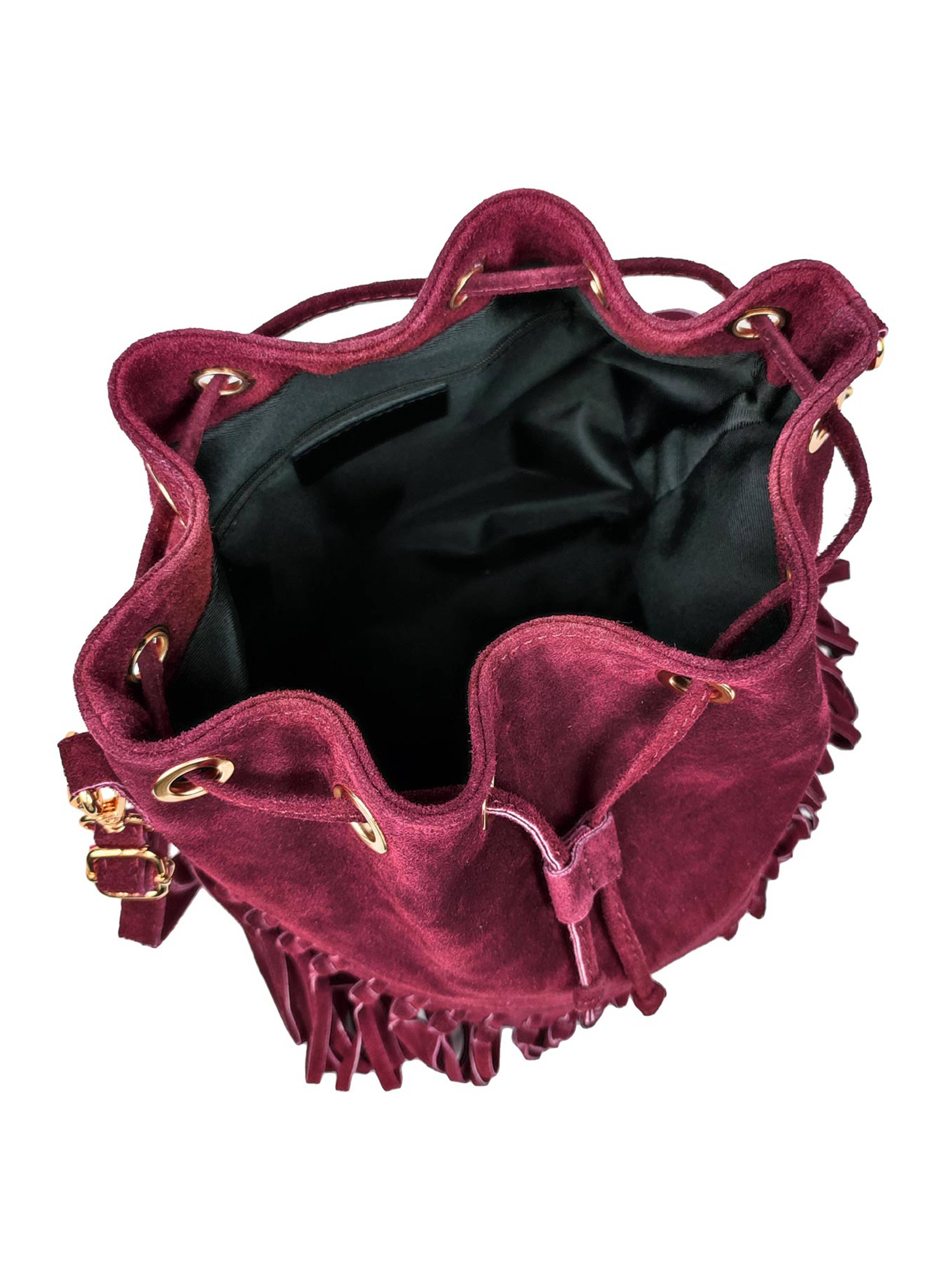 Florence Leather - Wholesale Shoulder Bag - Women's - Fringed suede bag4