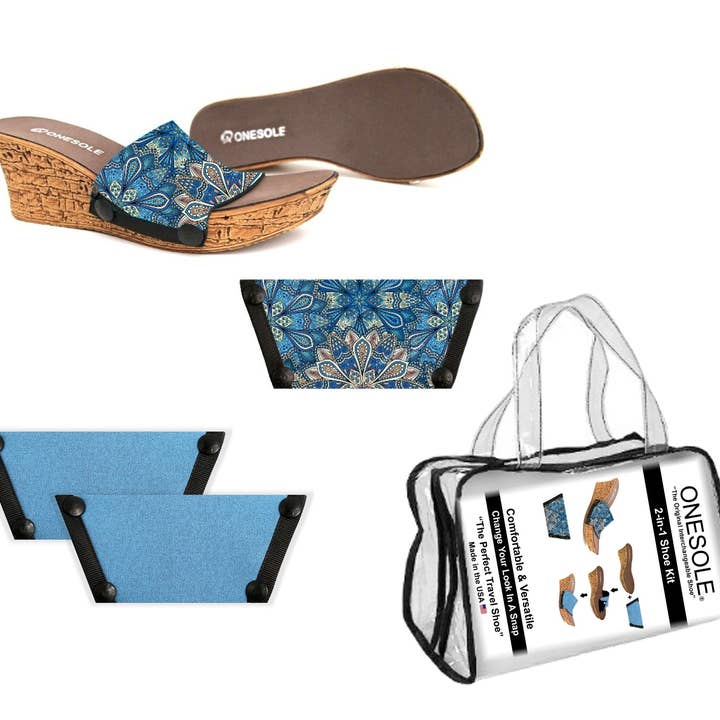 * Un kit casual de zapatos de viaje de corcho para venta al por mayor de Onesole