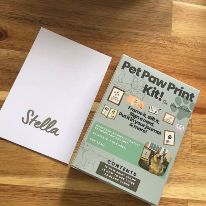 Paw Prints - Vendita all'ingrosso Giocattoli per animali - Cani e gatti - Kit PawPrint per cani, gatti, porcellini d'India, conigli
