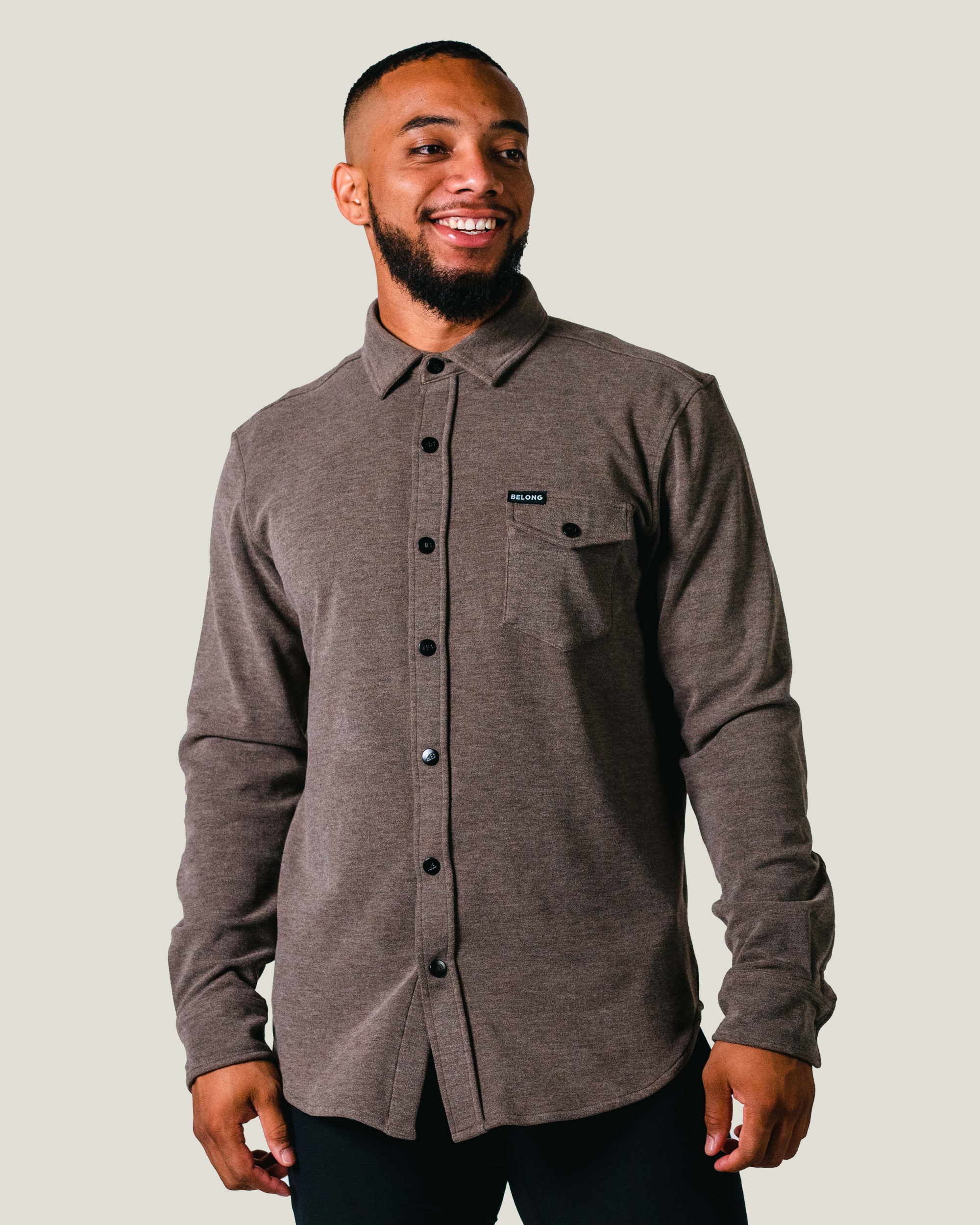Belong Designs - Wholesale Button Down Shirt - Men's - Men's Sherman Fleece Button Up29