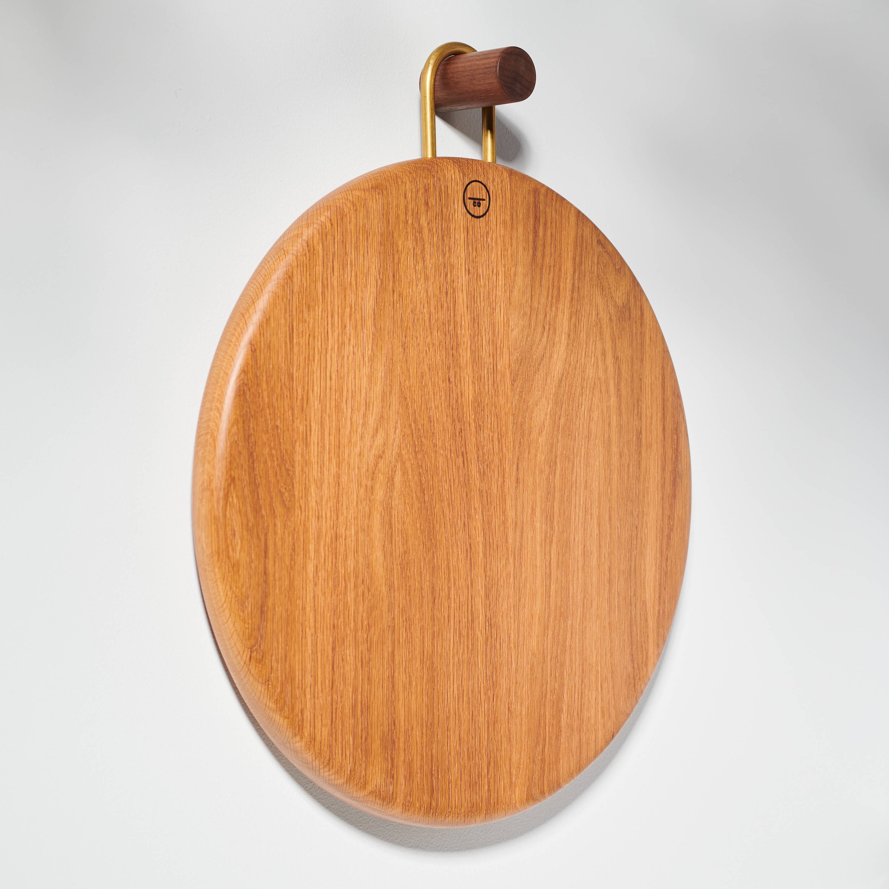 Untitled_Co - Wholesale Serving Tray - Modern Curvy Wood Serving Board with Brass Handle - Kenneth0