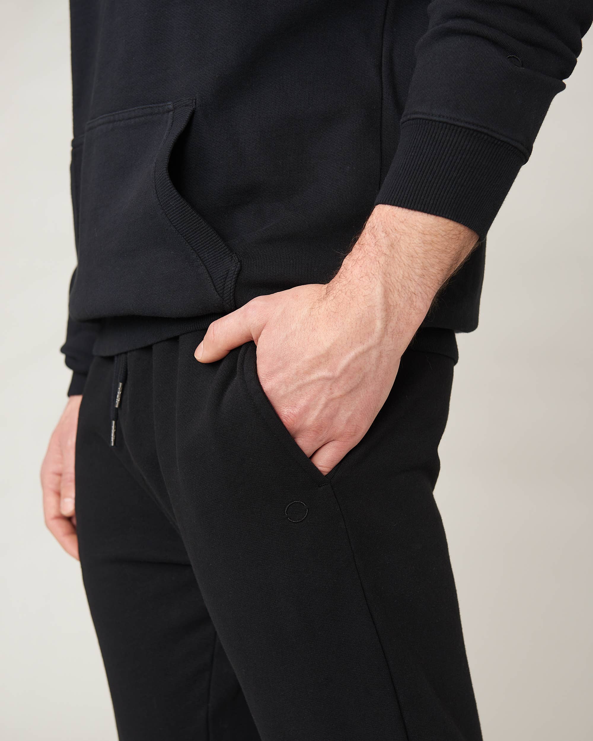 Tourn - Wholesale Athletic Sweatpants/Joggers - Men's - Miles French Terry Jet Black Jogger1