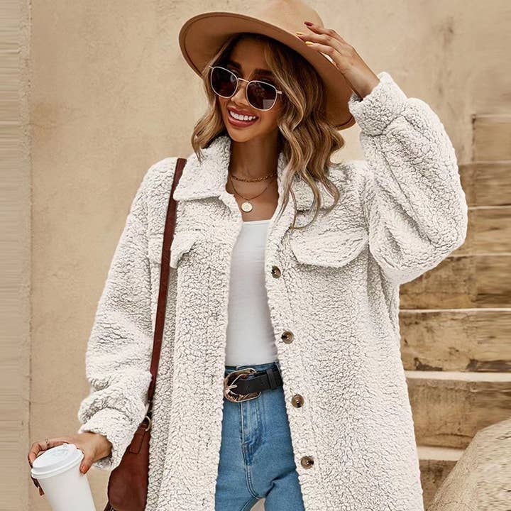 Sherpa coat and other Purchase Wholesale fur backerei. Free Returns & Net 60 Terms on Faire trending on Faire.