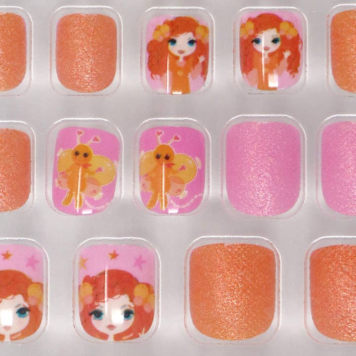 Pink Poppy - Wholesale Press-on/fake nails - Emma Memma Press on Nails - (Pack Size: 6)3