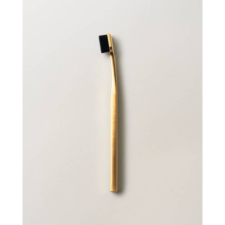 Gold Black K Gold Plated TOOTHBRUSH GOLD/BLACK for wholesale on Faire2