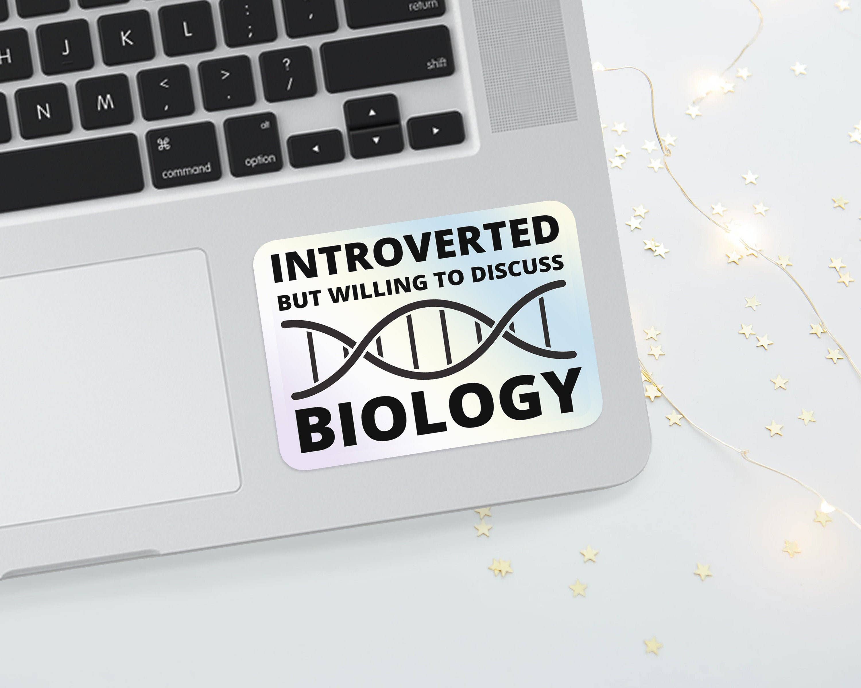 Science & Snark - Wholesale Sticker - Biology Stickers, Holographic Science Sticker0