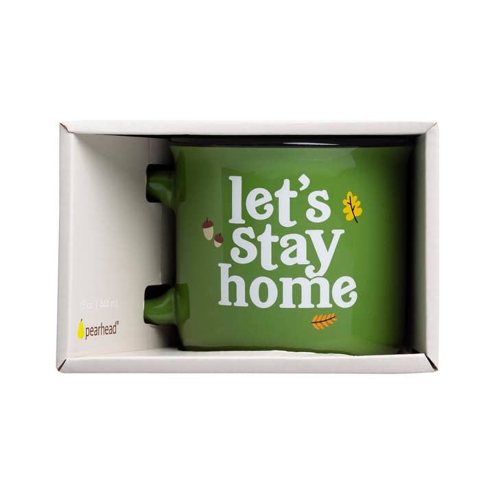 Pearhead - Wholesale Coffee Mug - Let's Stay Home Festive Fall Camper Mug6