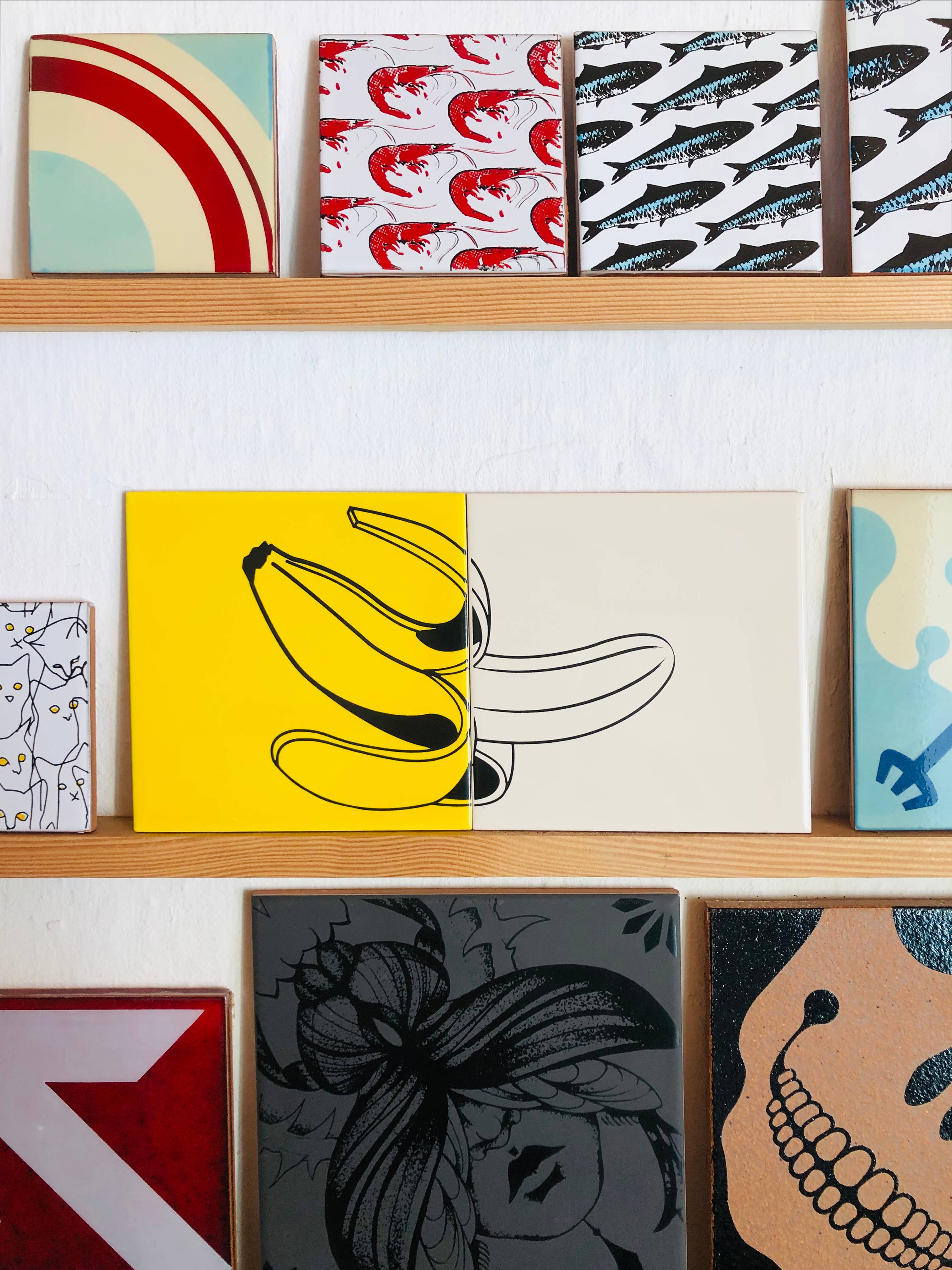 Bussoga - Wholesale Wall Tile - Ceramic decorative mural, Banana3