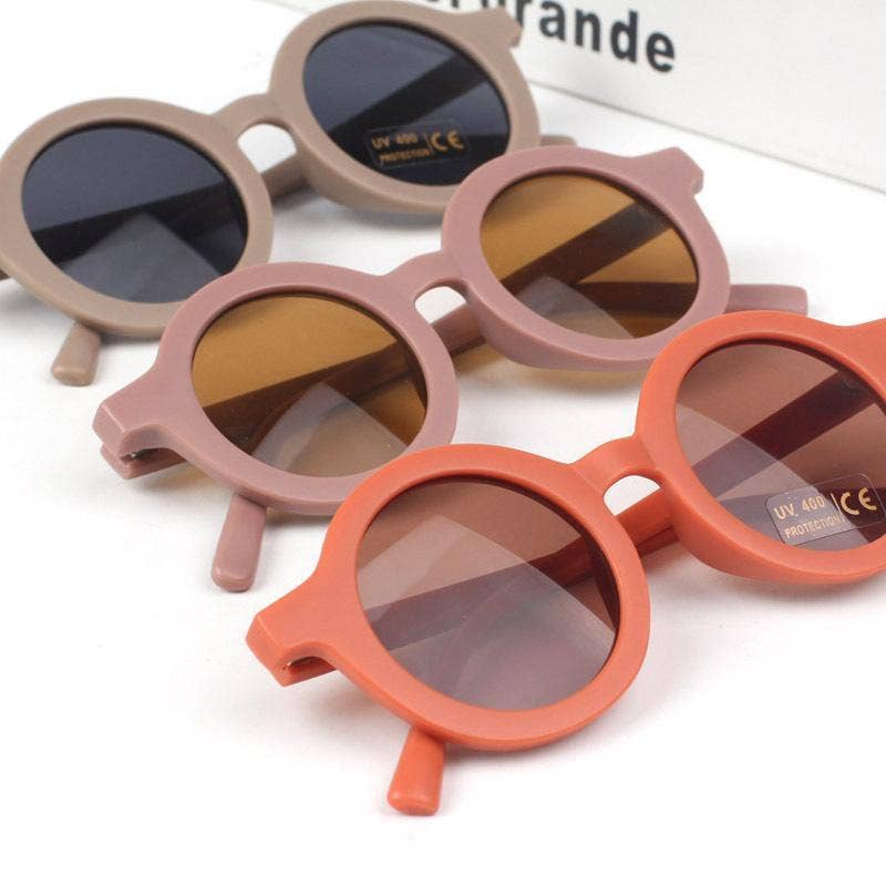 KiddieKickz - Vente Lunettes de soleil – enfant - Lunettes de soleil enfants à monture ronde givrée2
