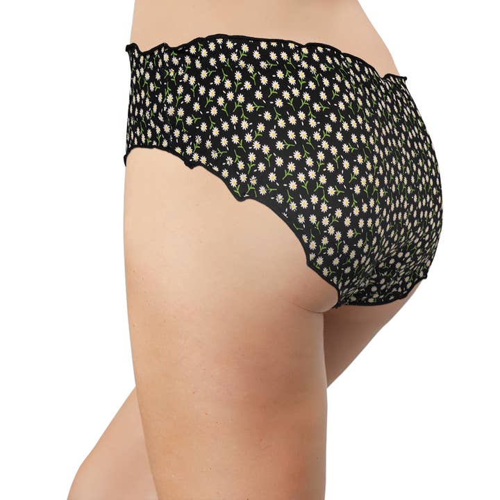Teri Lingerie - Wholesale Underwear - Women's - Ditsy Floral Bikini with Ruffles