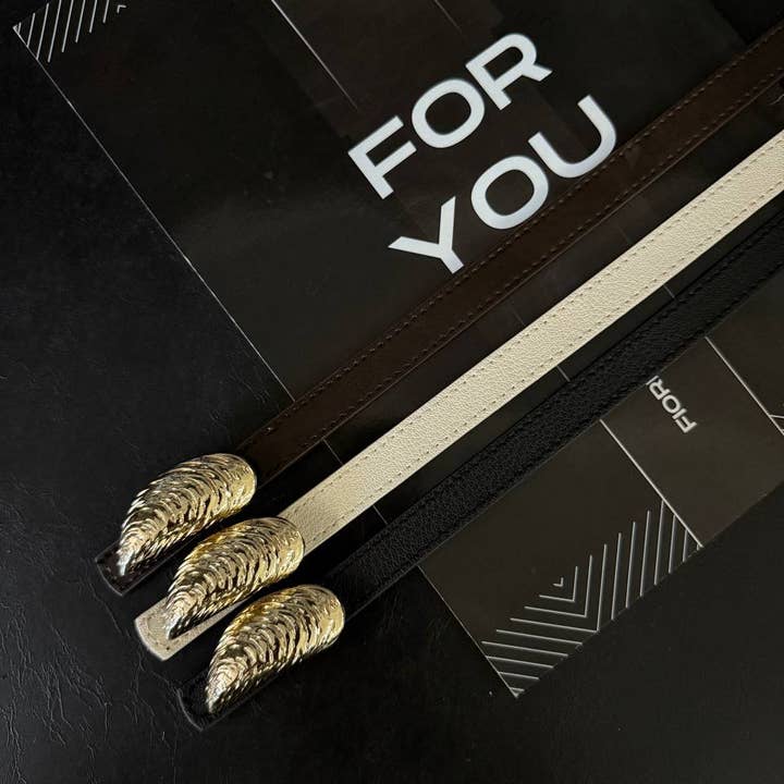 Design company-Fatma Balkir - Wholesale Belt - Women's - Vegan leather belt with sea shells buckle-boho womens belt2