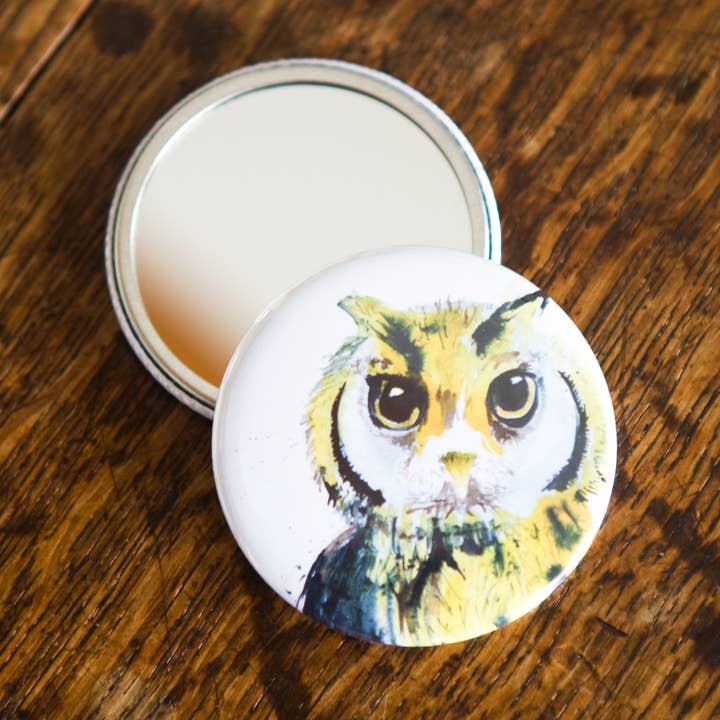 Kate Moby – Engroshandel Kompaktspejl – Inky Owl Pocket Kompakt spejl2