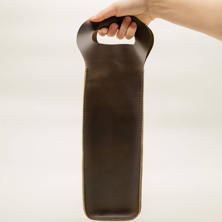 Lindy Leather - Wholesale Wine Tote - Leather Wine Tote10