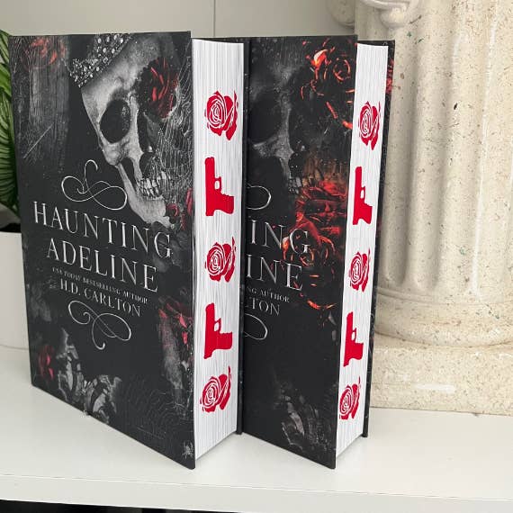 Assombrando Adeline e Caçando Adeline Bordas Pintadas por atacado de Mida Bookish