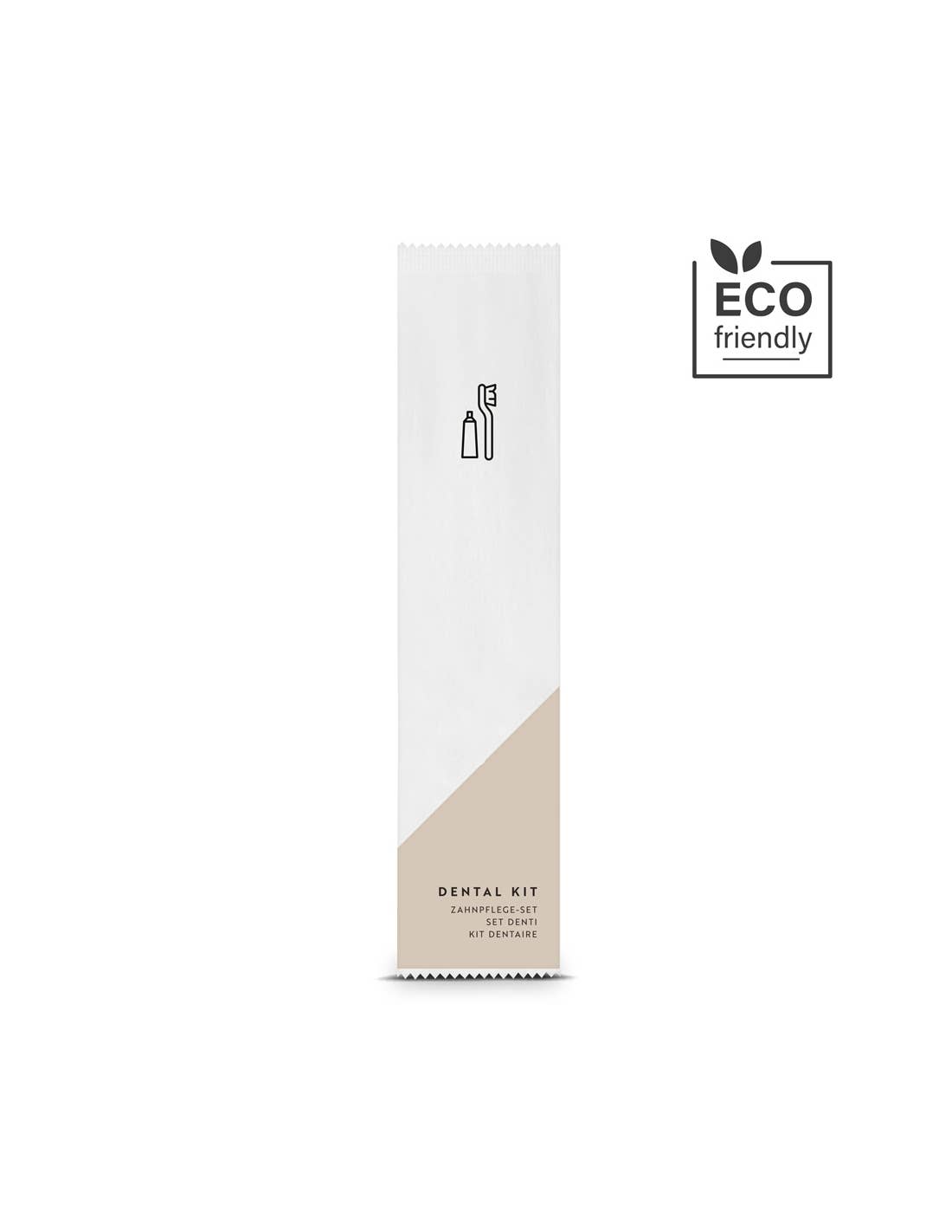 Flexi Amenities - Wholesale Toothpaste - Oral Hygiene Set Dental Kit in Bio Paper Bag1