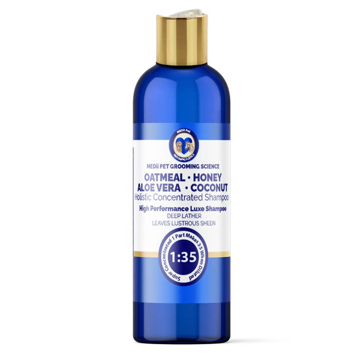 MEDii Pet 16oz Oatmeal Aloe Coconut Honey Shampoo for wholesale by Global Private Brands