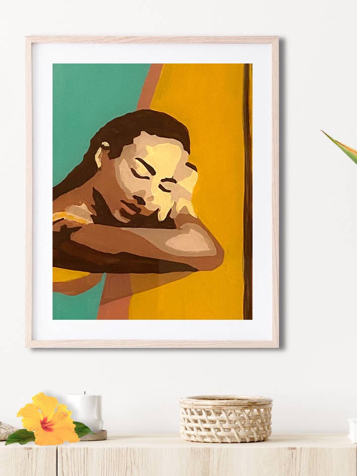 In Between Sets Matted Print for wholesale by Paradise Now Hawaiʻi