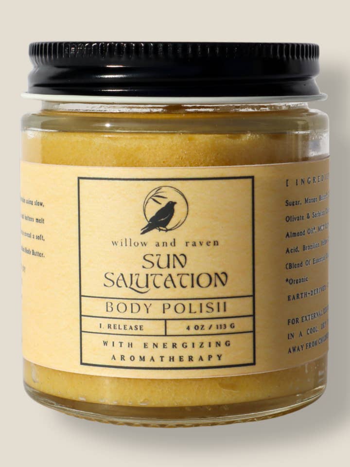 Sun Salutation Body Polish for wholesale by Willow and Raven