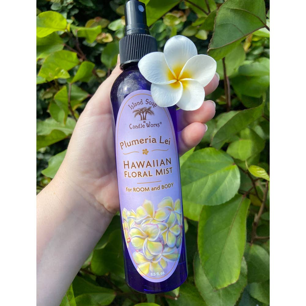 Island Soap & Candle Works - Wholesale Face & Body Mist/Water - Plumeria Lei Floral Mister4