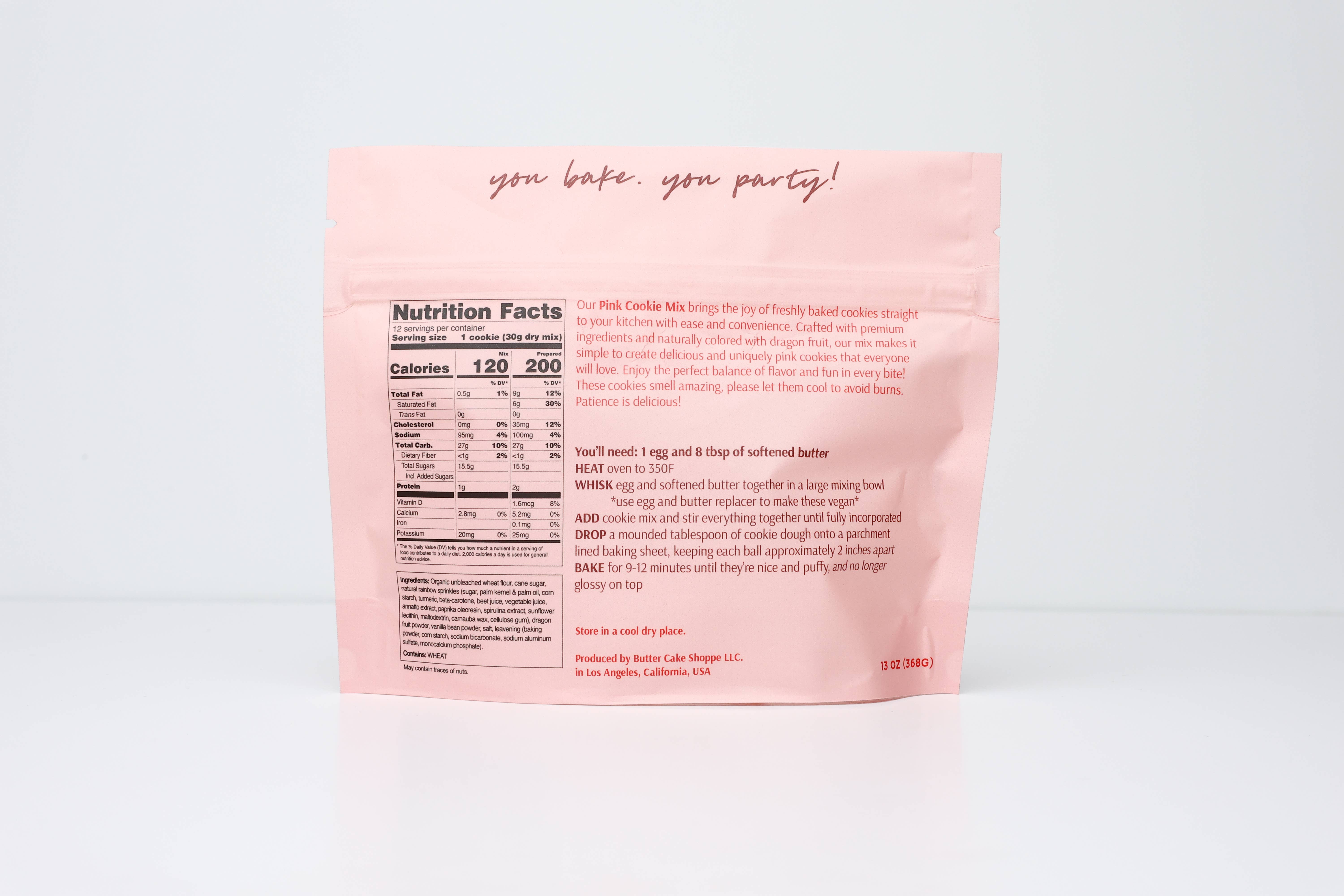 The Pink Cookie Mix - Wholesale Cookie Mix - The Pink Cookie Mix Original Vanilla1