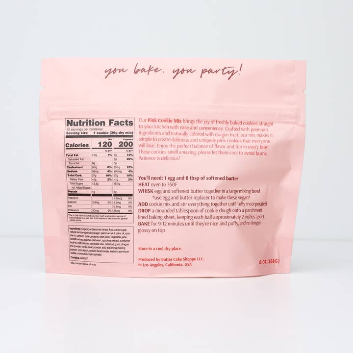 The Pink Cookie Mix - Wholesale Cookie Mix - The Pink Cookie Mix Original Vanilla1