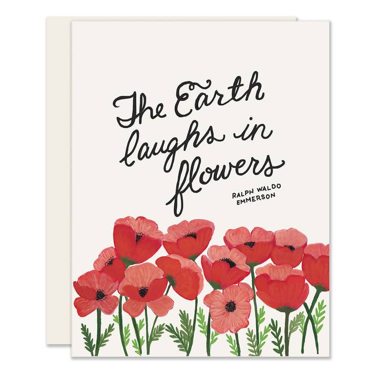 Earth Laughs in Flowers for wholesale by Slightly Stationery