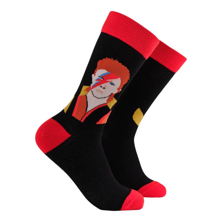 David Bowie Socks - Ziggy Sockdust and other Purchase Wholesale david bowie. Free Returns & Net 60 Terms on Faire trending on Faire.