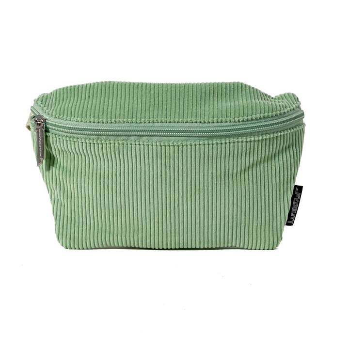 Fydelity - Wholesale Belt Bag - Women's - 83765: Fanny Pack | Slim | Corduroy Sage Green