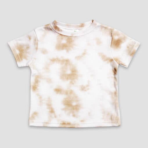 Infant Blank Baby T-Shirt LATTE Tie Dye Look 6-PACK Unisex for wholesale by Laughing Giraffe