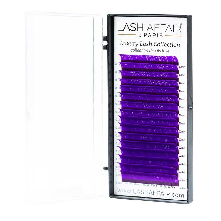 Lash Affair - Wholesale False/Fake Eyelashes - Luxury Purple Classic Lash Extensions