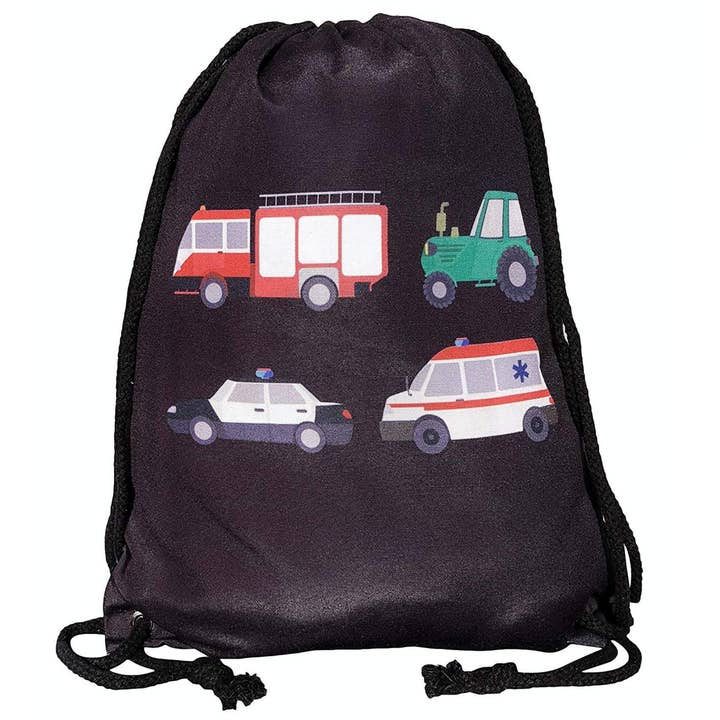 sac de sport pour enfants avec véhicules 2 couleurs pour la vente par HECKBO