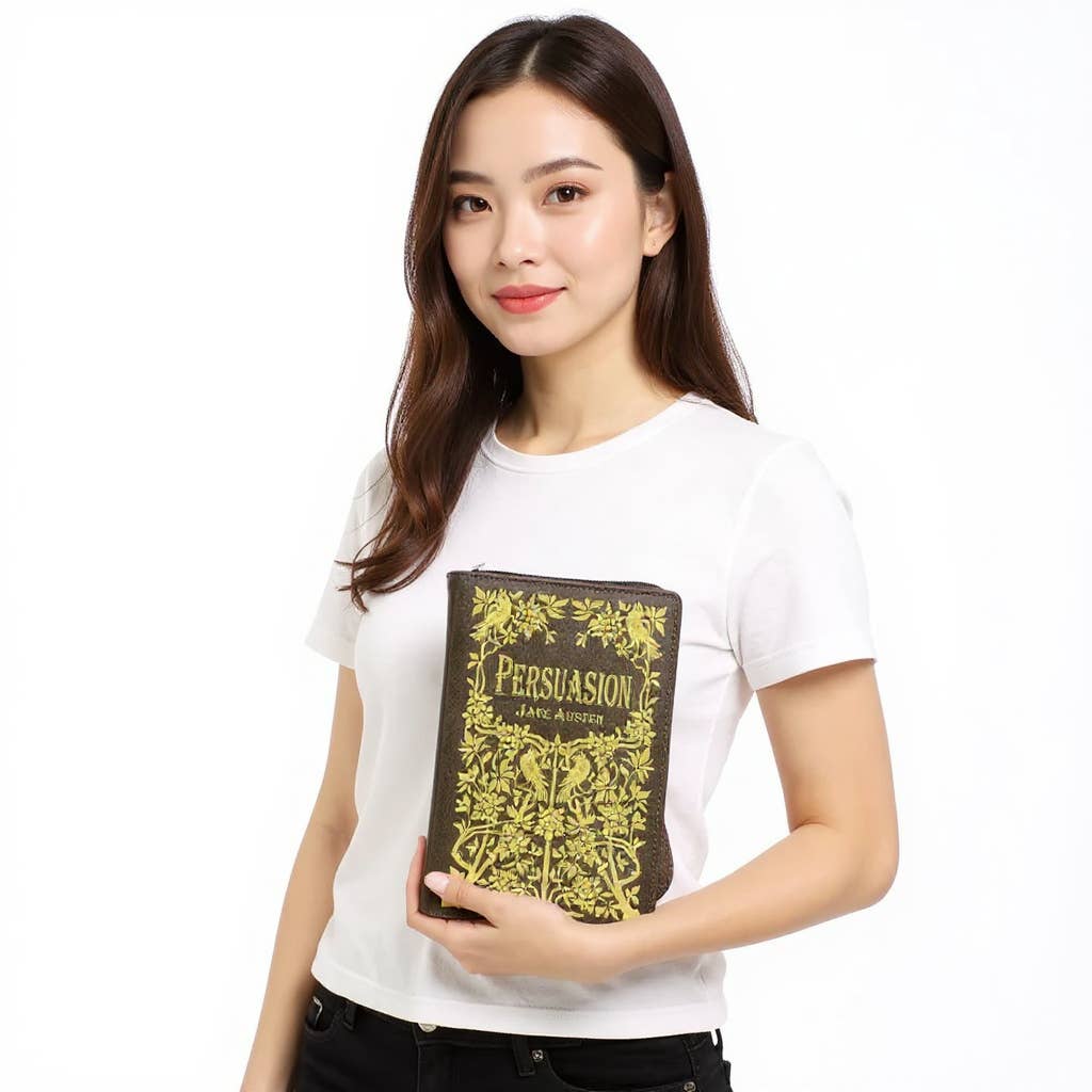 COMECO INC - Vendita all'ingrosso Pochette - Donna - Pochette a libro con motivo floreale Pride and Prejudice4