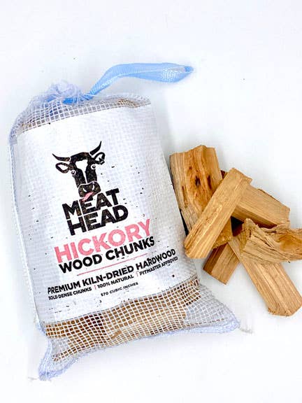 Meat Head Charcoal - Wholesale Outdoor Grill Tools - Crafted Hickory Wood Chunks2